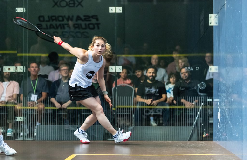 Georgina Kennedy in action.